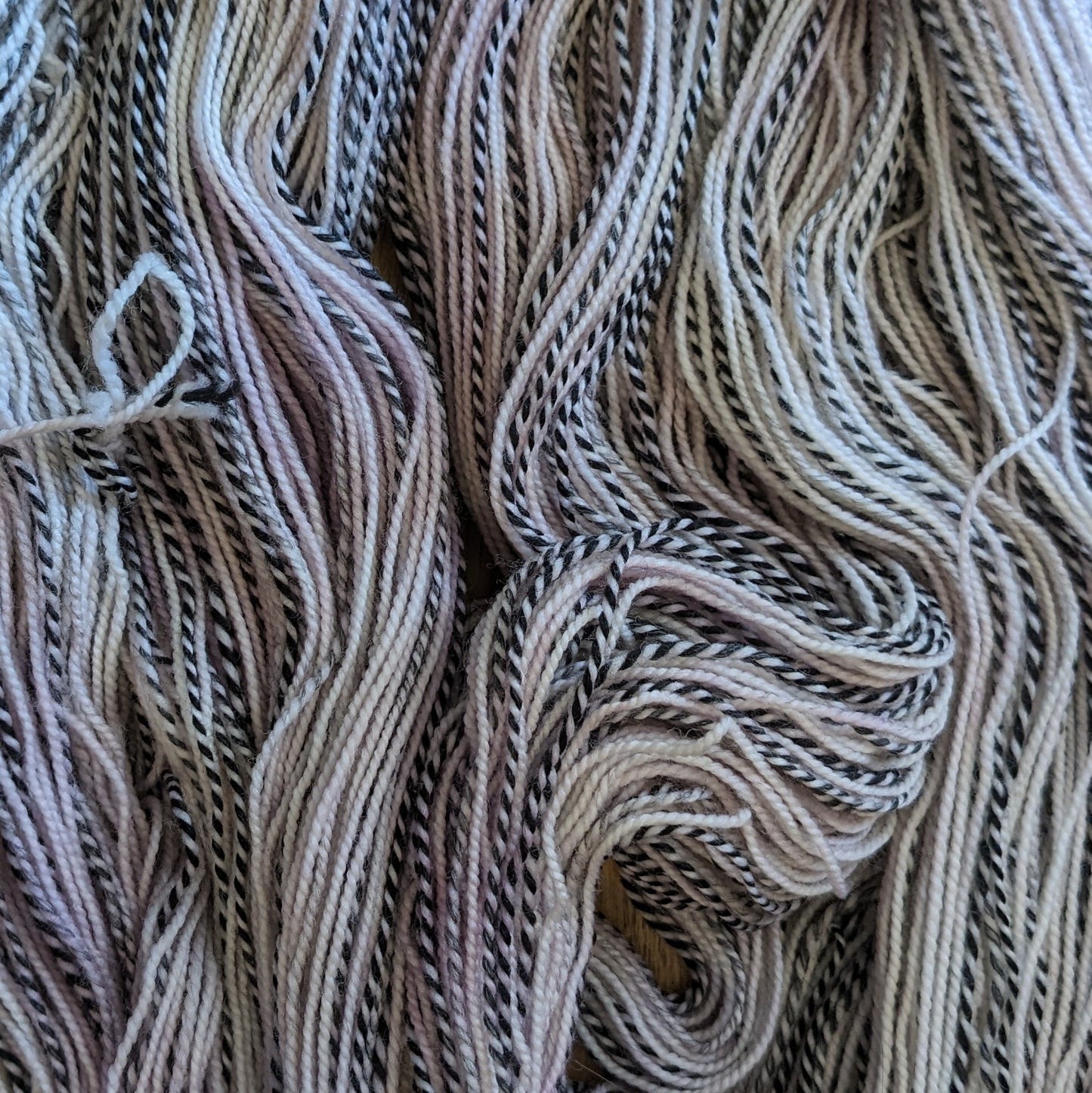 Email and Merlot One Off SW Merino and Nylon Zebra