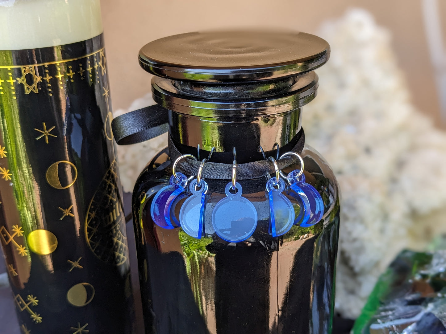 Moon Phase Stitch Markers