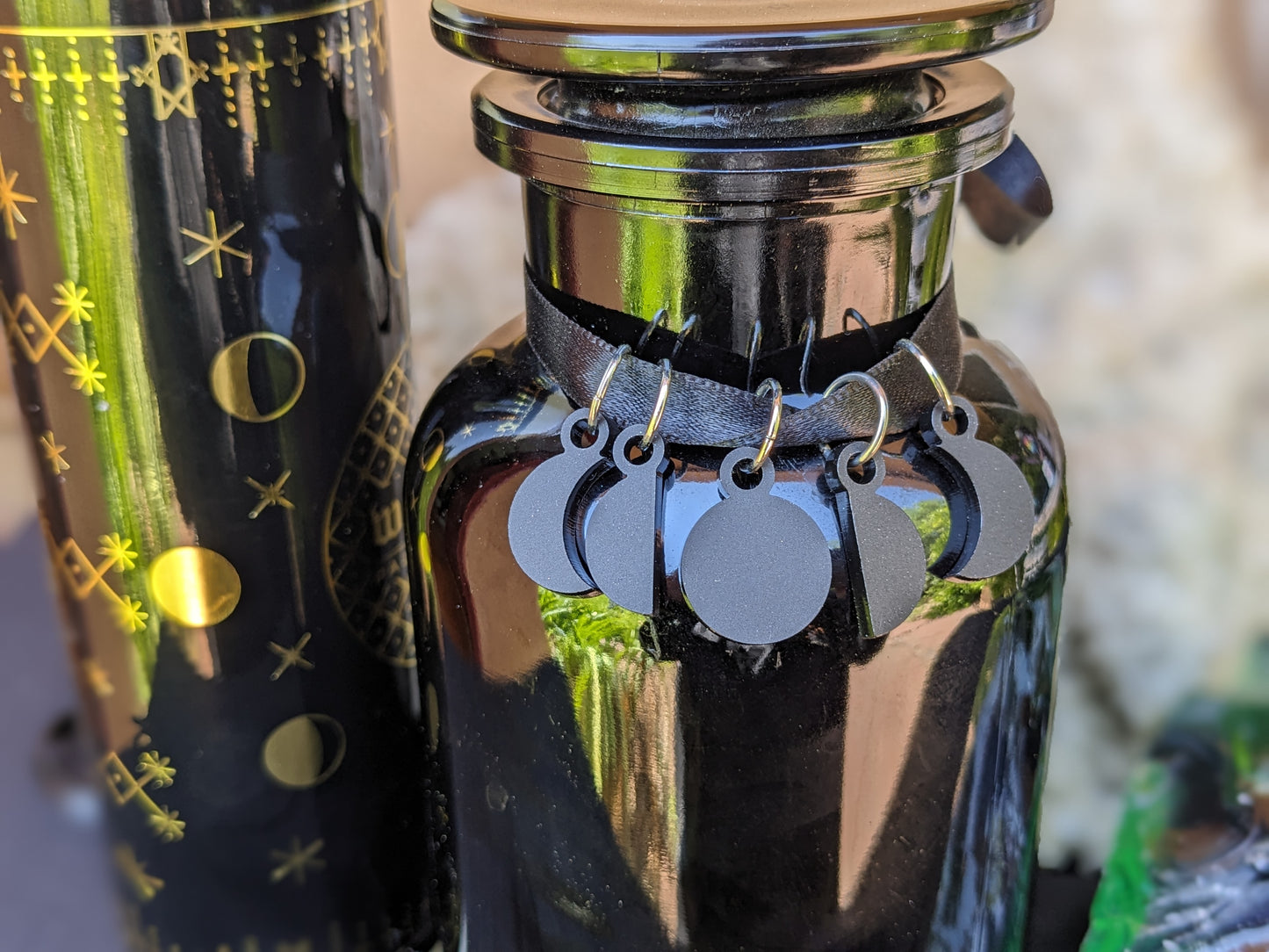 Moon Phase Stitch Markers