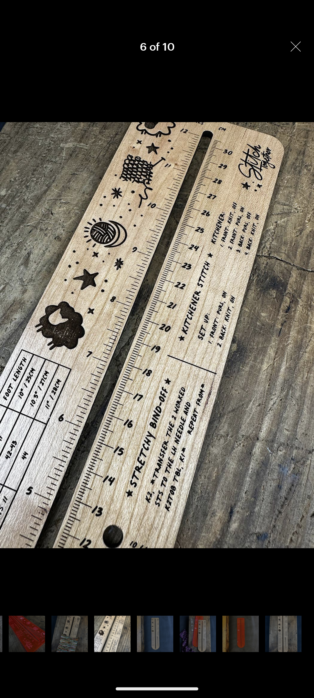 Sock Measuring Tool