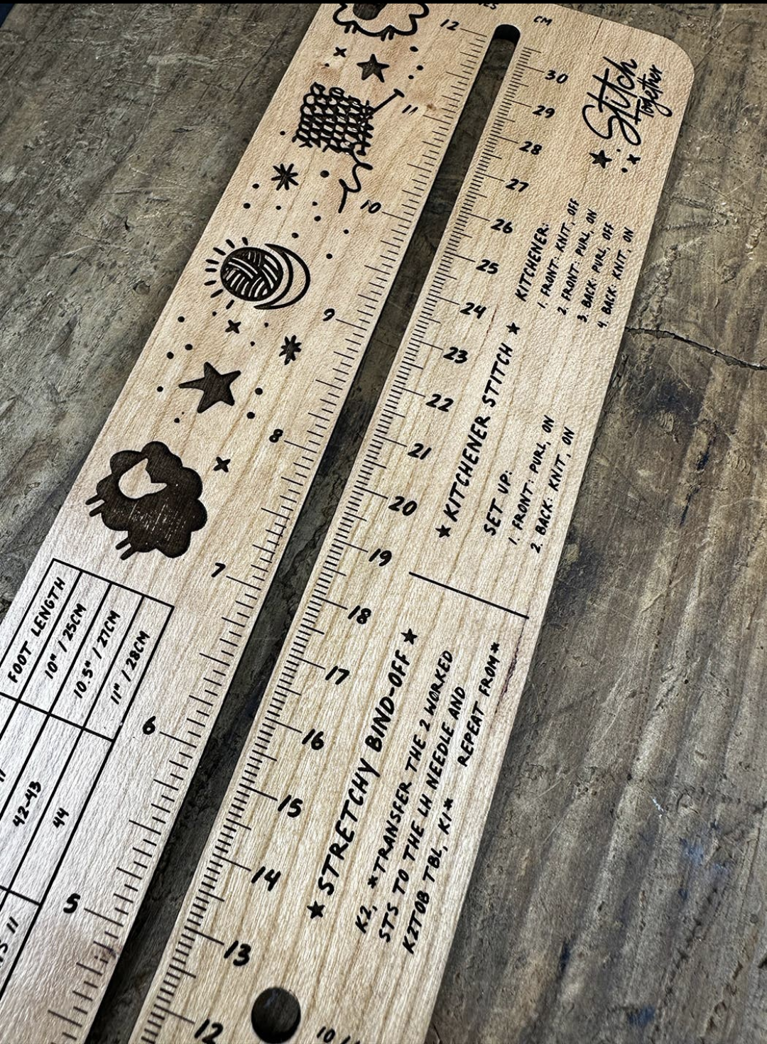 Sock Measuring Tool