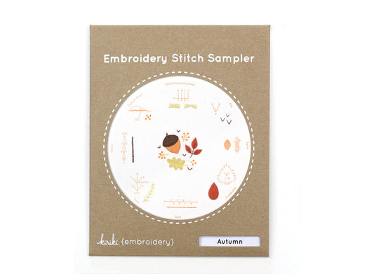 Kiriki Press - Autumn - Embroidery Stitch Sampler