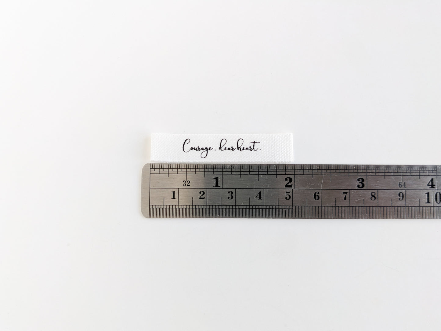 Intensely Distracted - Courage, dear heart. - Luxe Cotton Labels