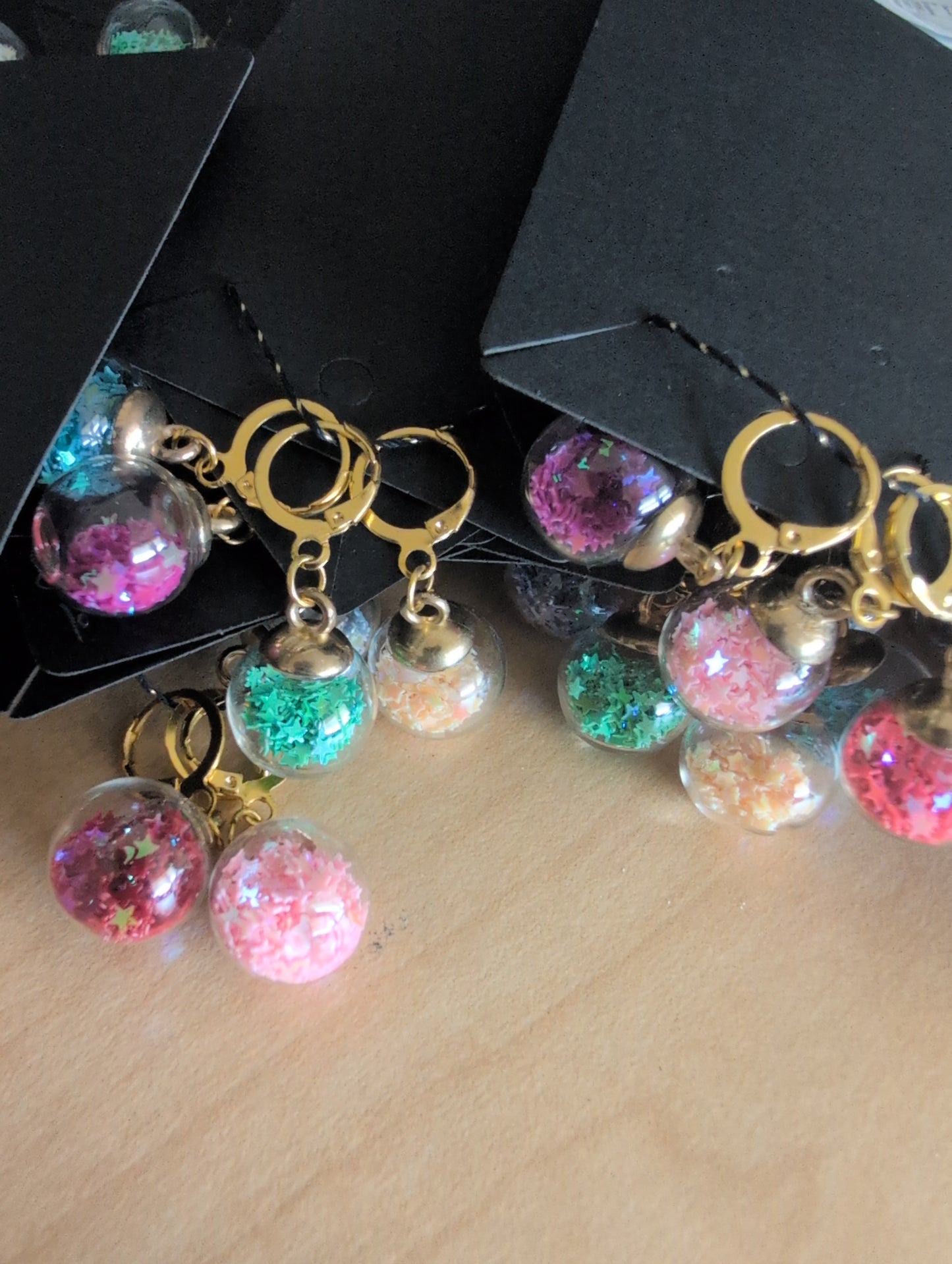 Potion Bottle Stitch Markers/Row Markers/Earrings - Set of 3