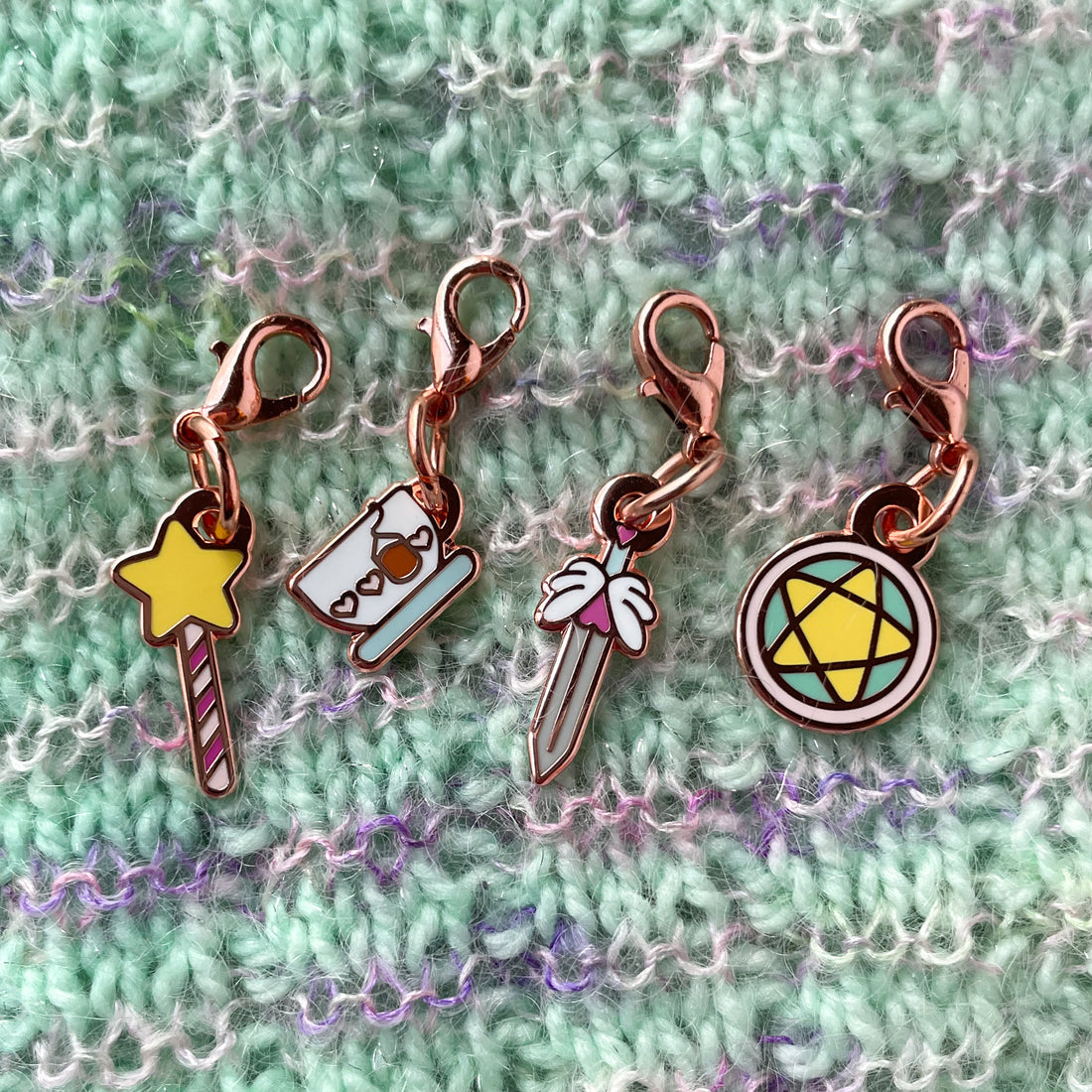 Kawaii Tarot Charms - Full Set of 4