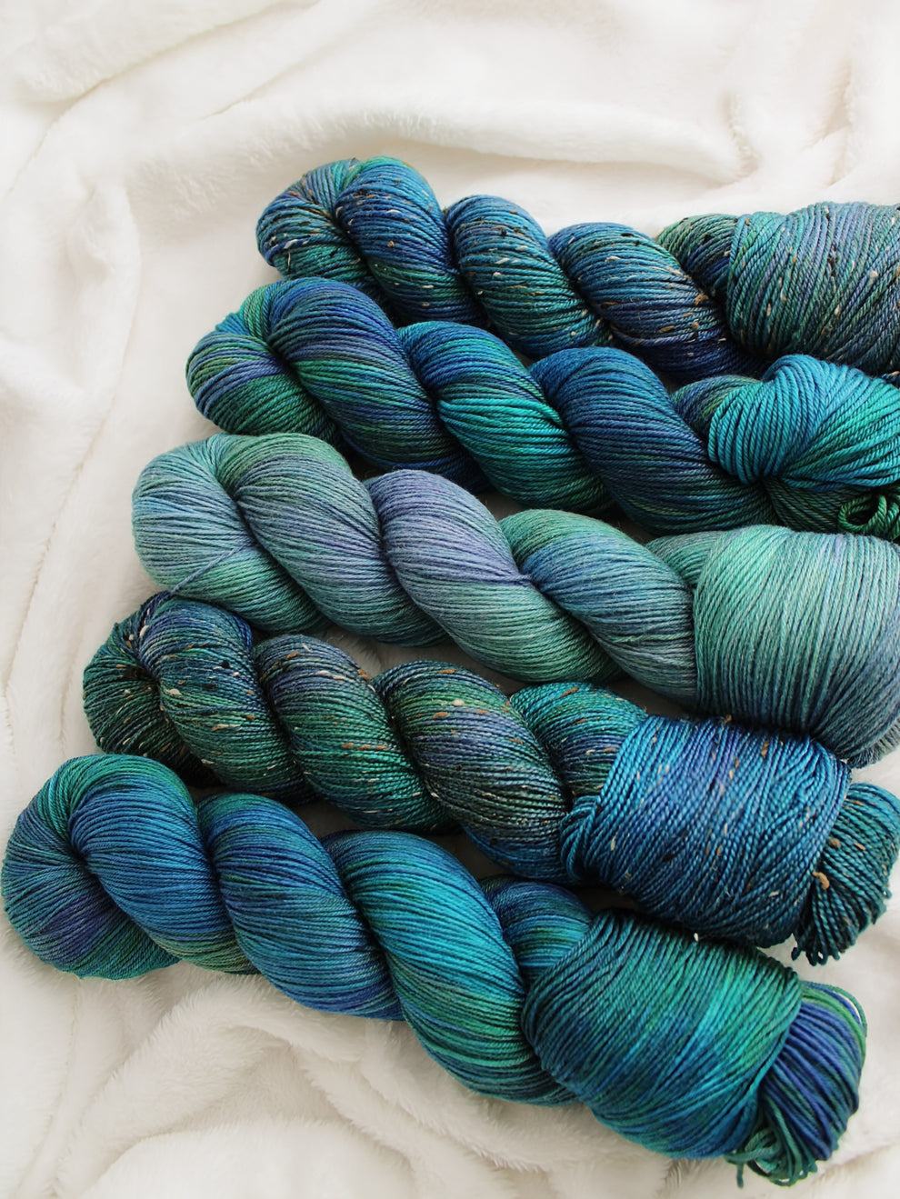 Dyeing Wishes Yarn Co - SW Merino/Donegal Neps - Fingering Weight