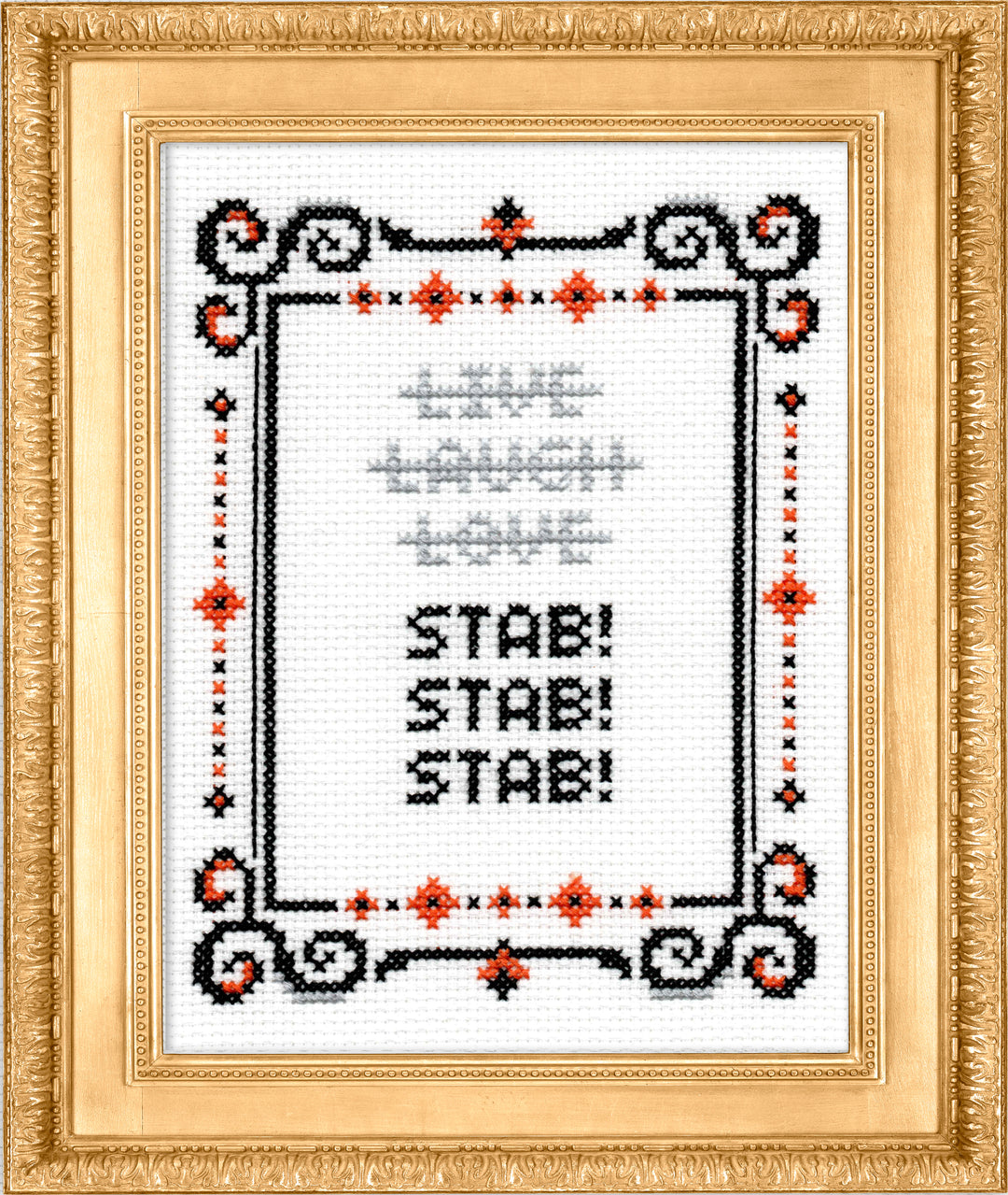 Subversive Cross Stitch - Stab! Stab! Stab! Cross Stitch Kit