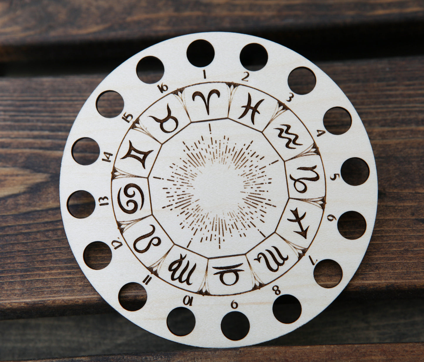 Zodiac Embroidery Floss Organizer
