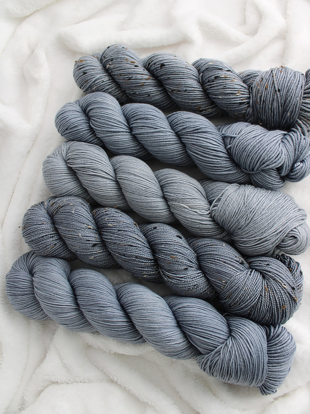 Dyeing Wishes Yarn Co - SW Merino/Donegal Neps - Fingering Weight