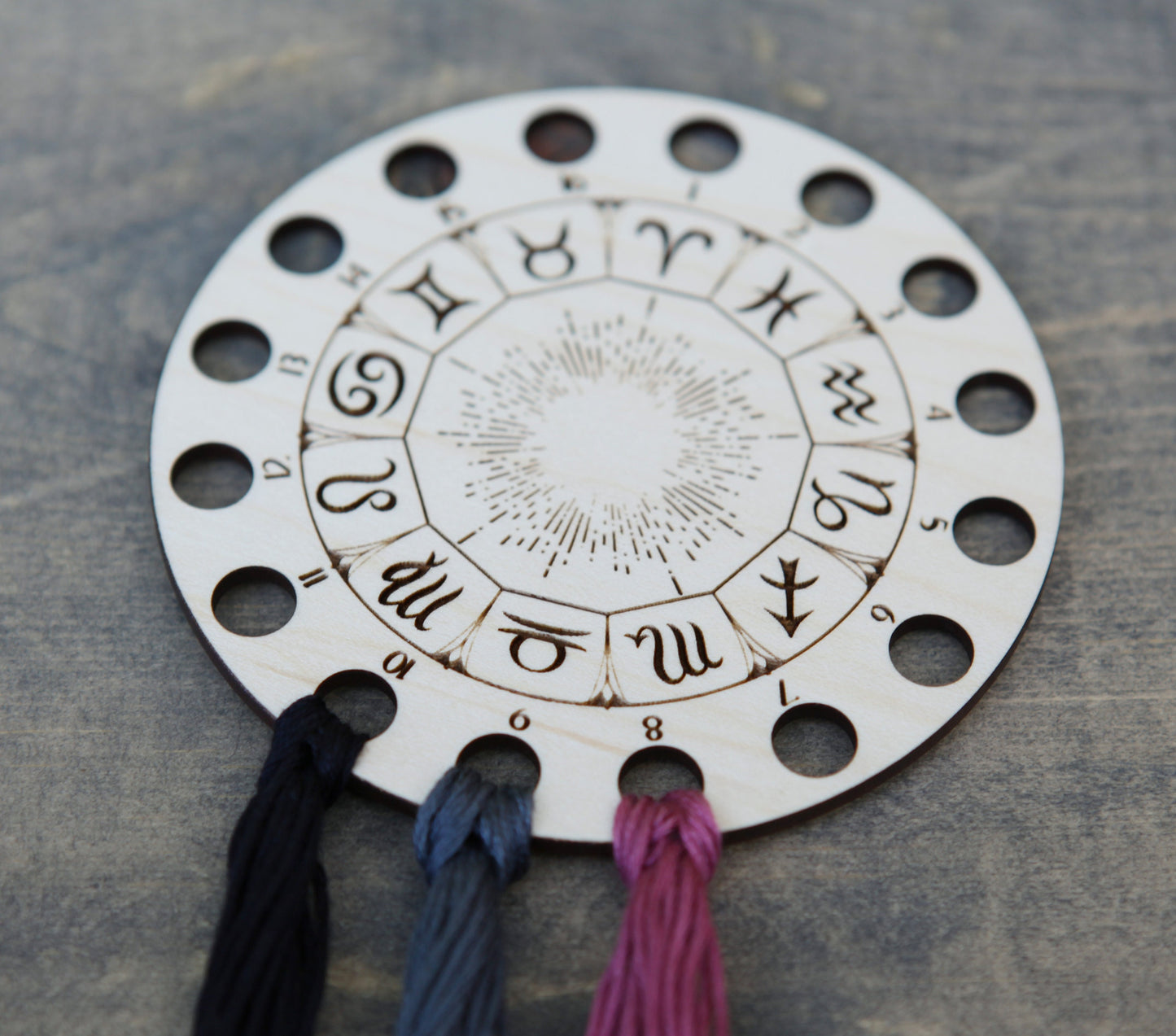Zodiac Embroidery Floss Organizer