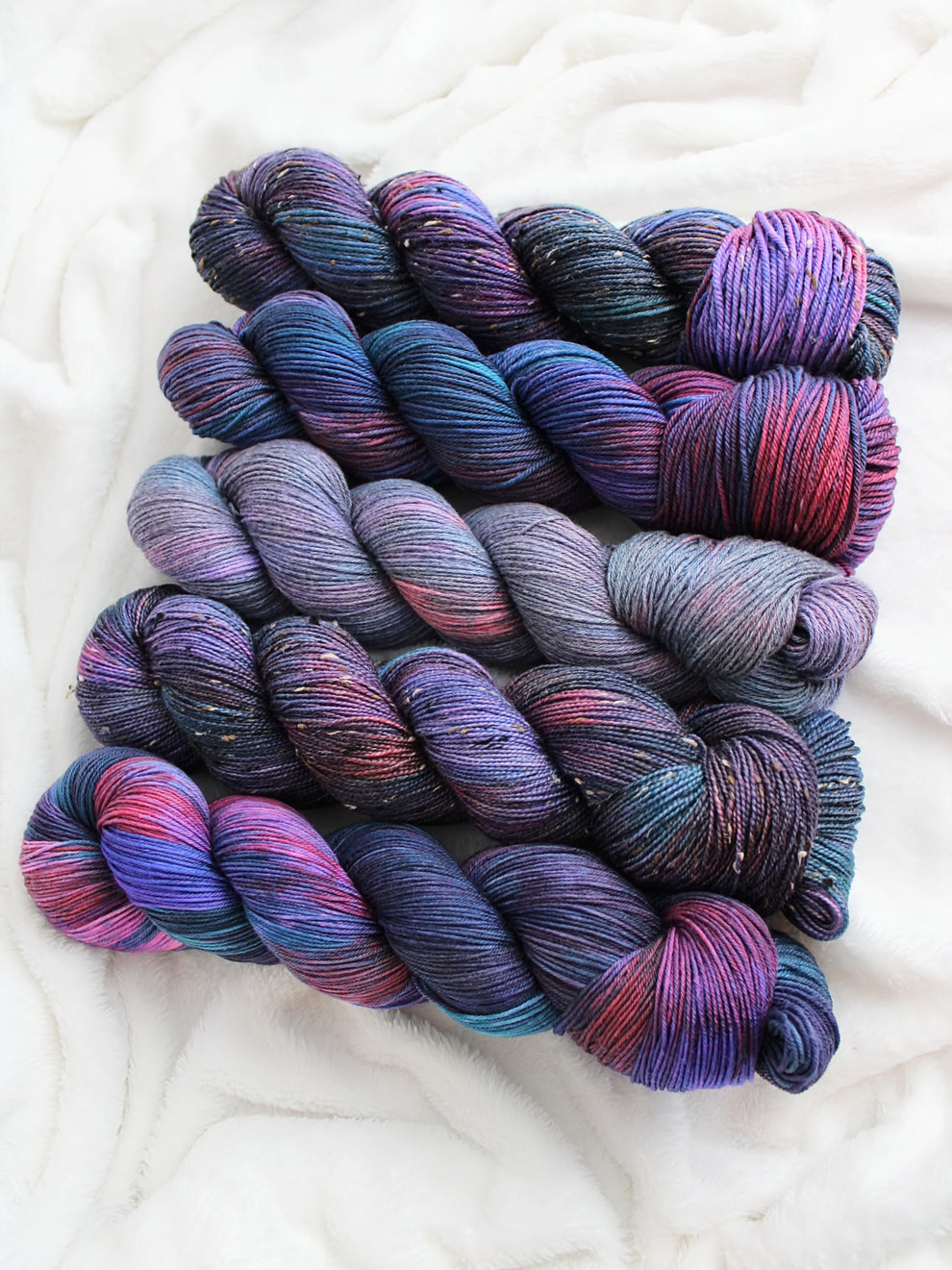 Dyeing Wishes Yarn Co - SW Merino/Donegal Neps - Fingering Weight