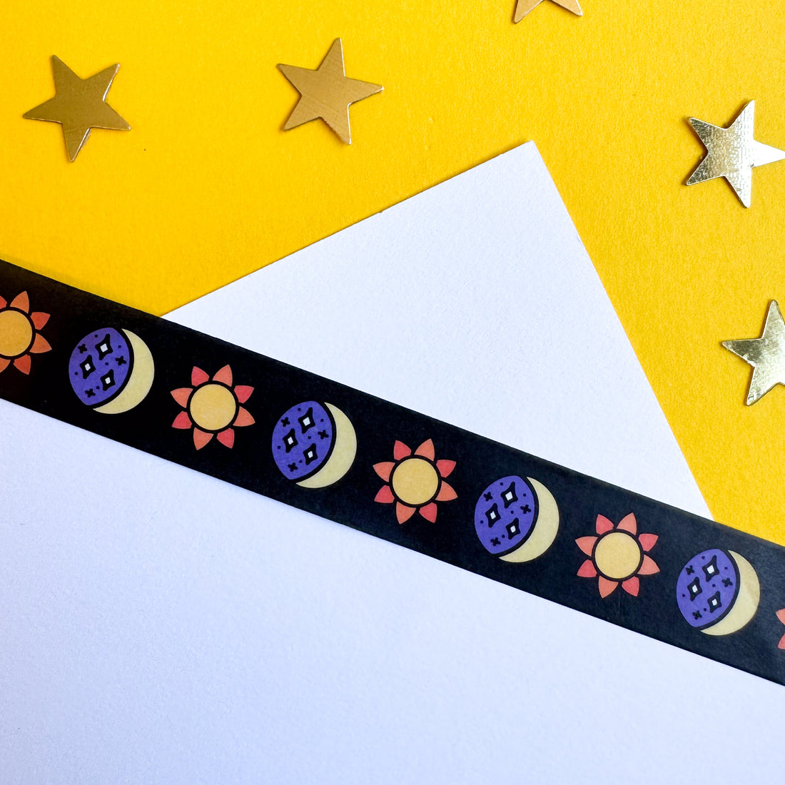 Sun and Moon Celestial Washi Tape