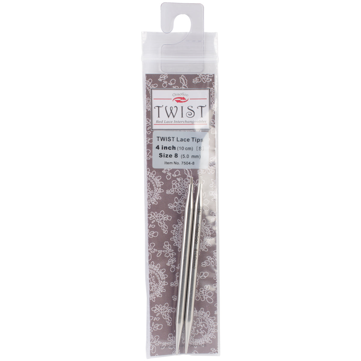 ChiaoGoo TWIST Red Lace Interchangeable Tips - 3 Inch