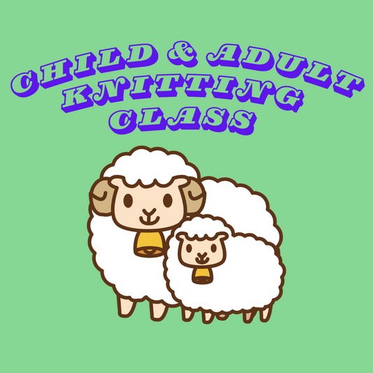 Child with Adult Beginning Knitting 1 (2 hours)