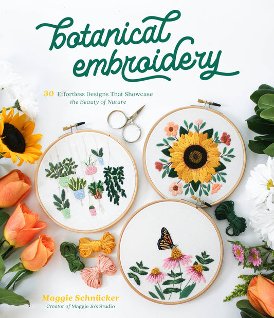 Botanical Embroidery by Mattie Schnücker