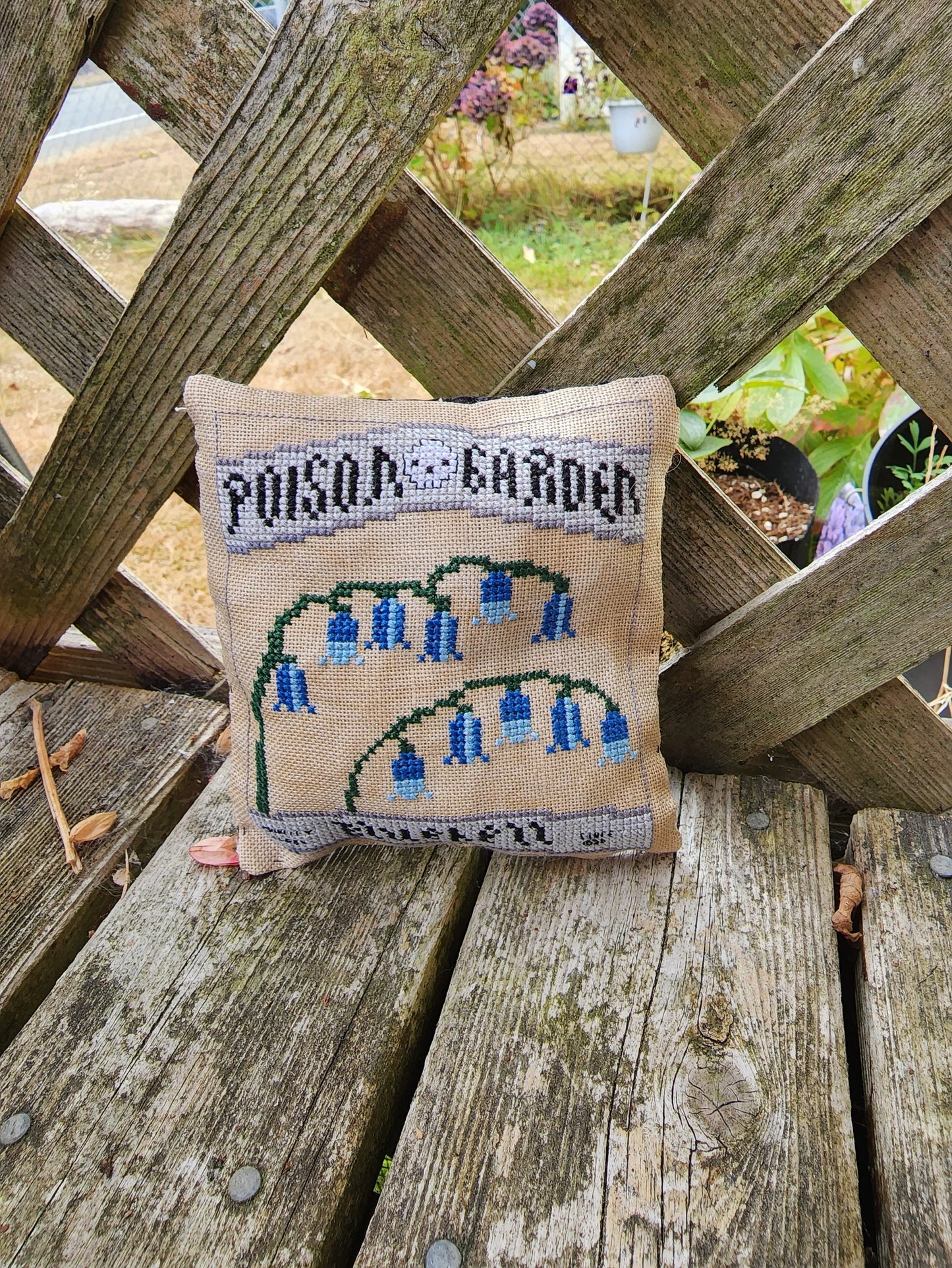 Cobweb and Rose - Bluebell - Poison Garden Series - Cross Stitch Pattern