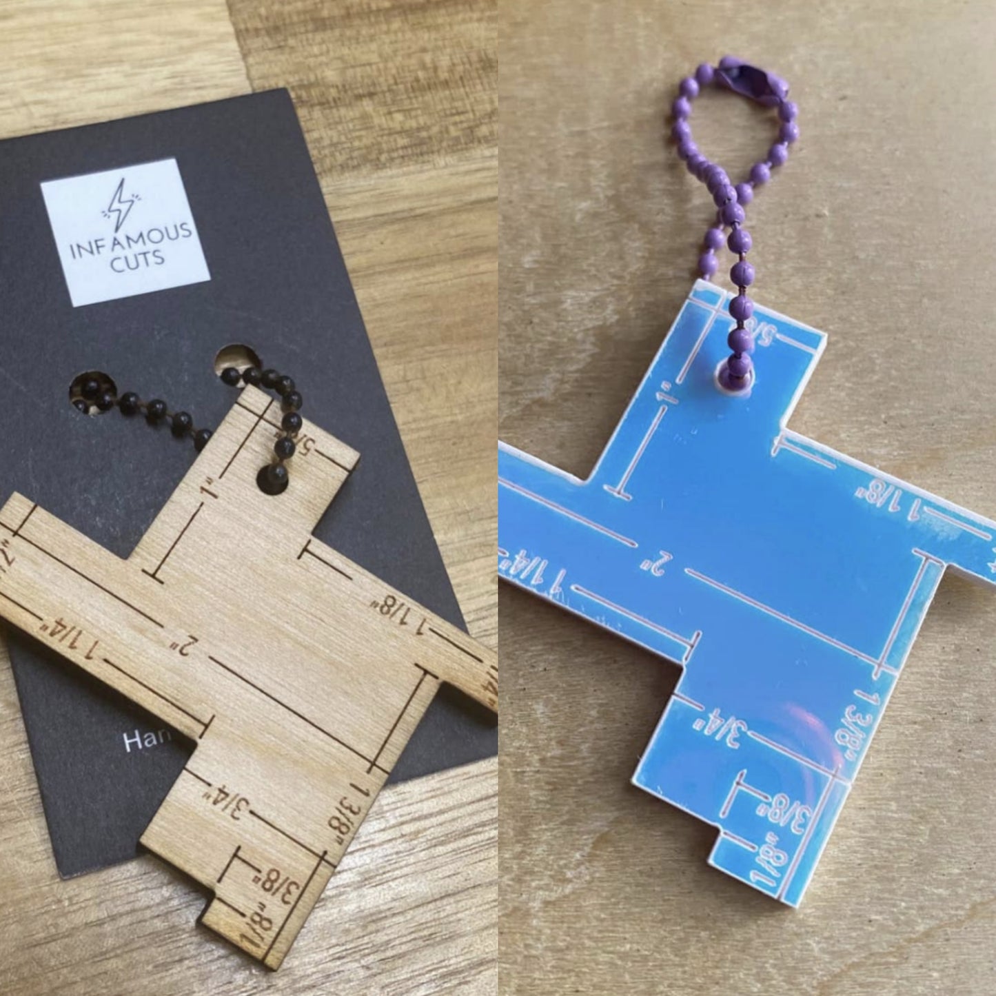 Sewing Gauge Keychain