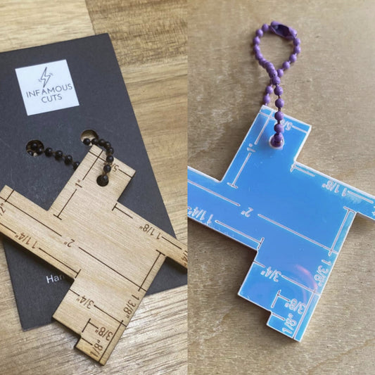 Sewing Gauge Keychain