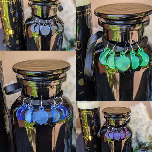 Moon Phase Stitch Markers
