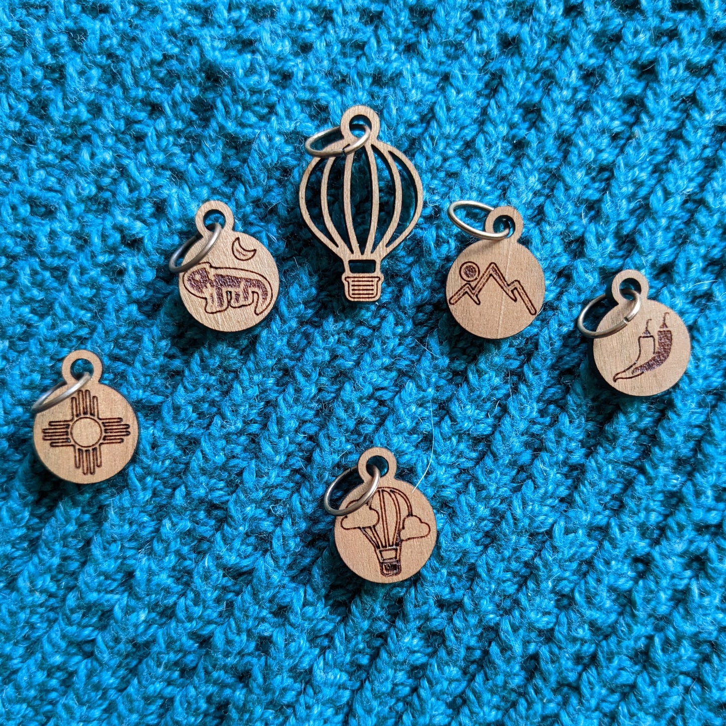 Land of Enchantment Stitch Marker Set
