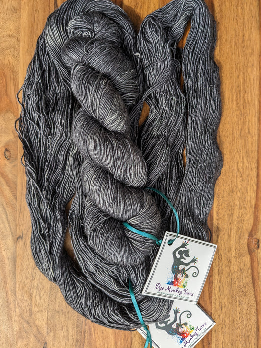 Charcoal SW Merino and Silk Single-Ply