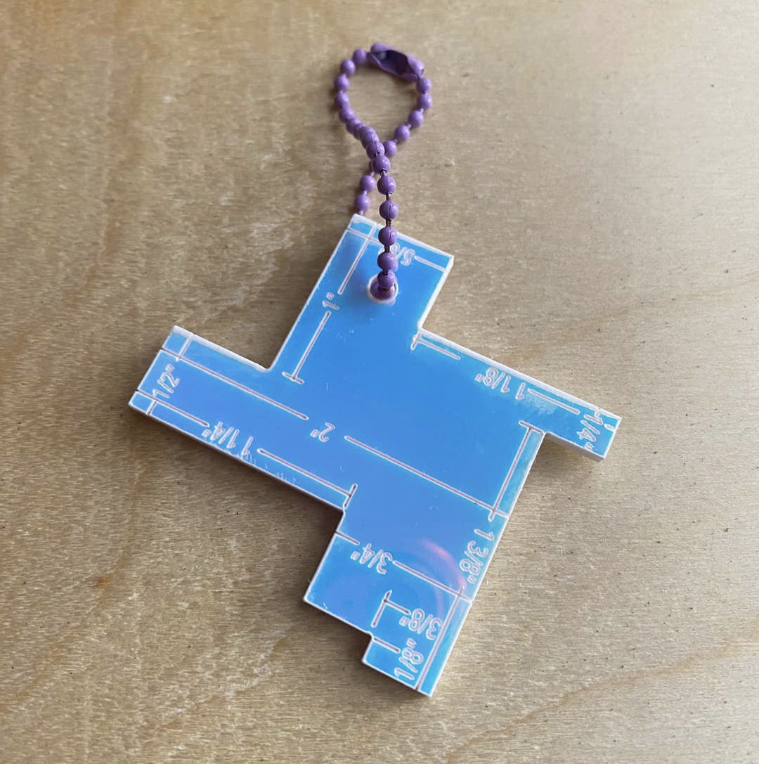 Sewing Gauge Keychain