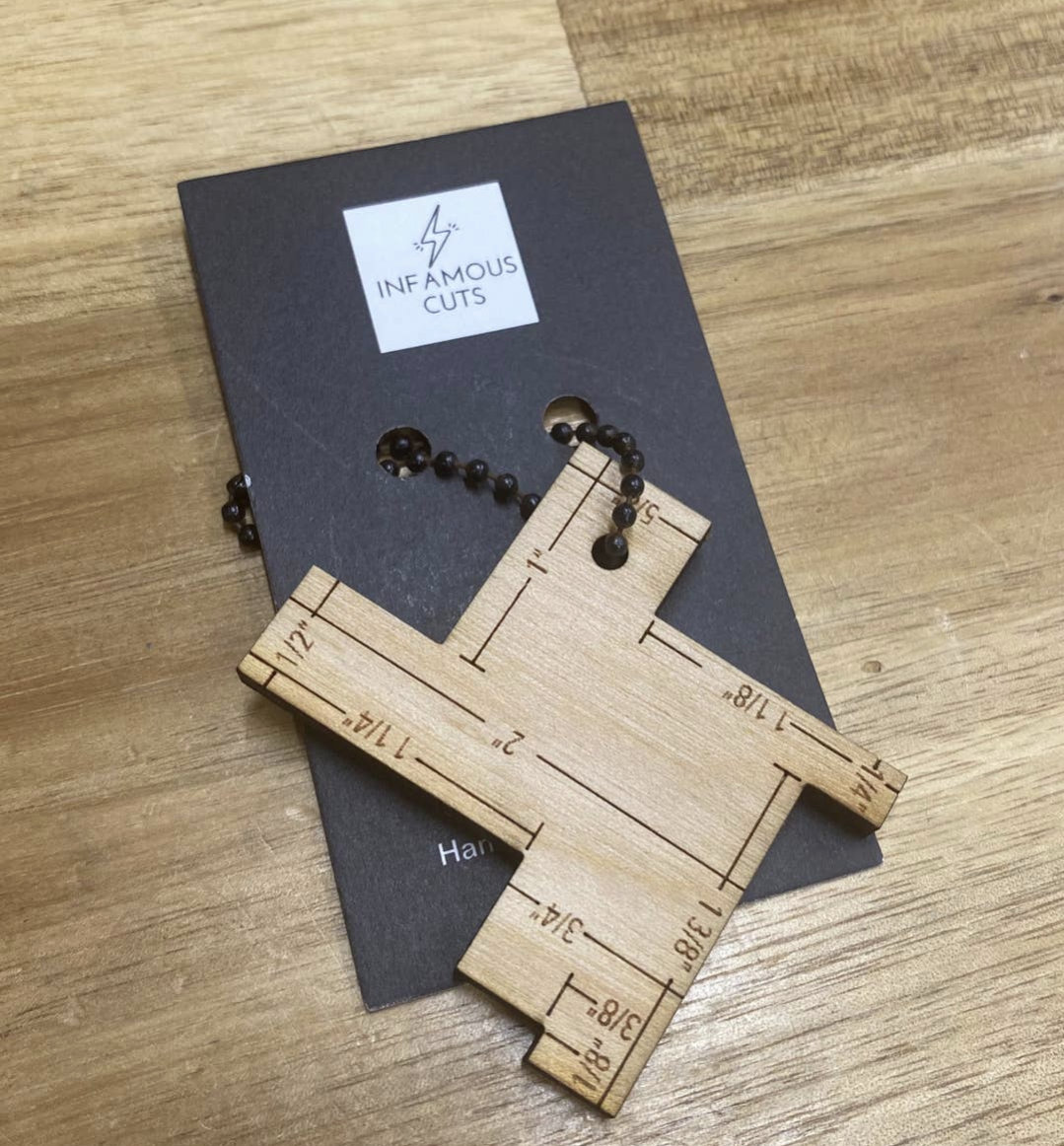 Sewing Gauge Keychain