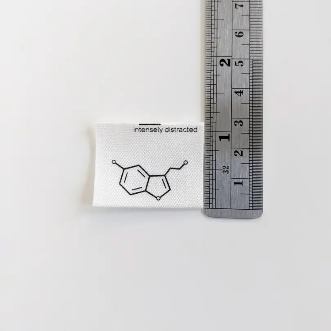 Intensely Distracted - Serotonin Molecule - Luxe Cotton Labels