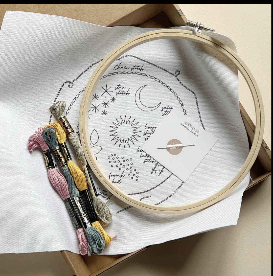 Thread On Sampler Thread Honey Stitch Sampler Kit – Practical Stitchcraft