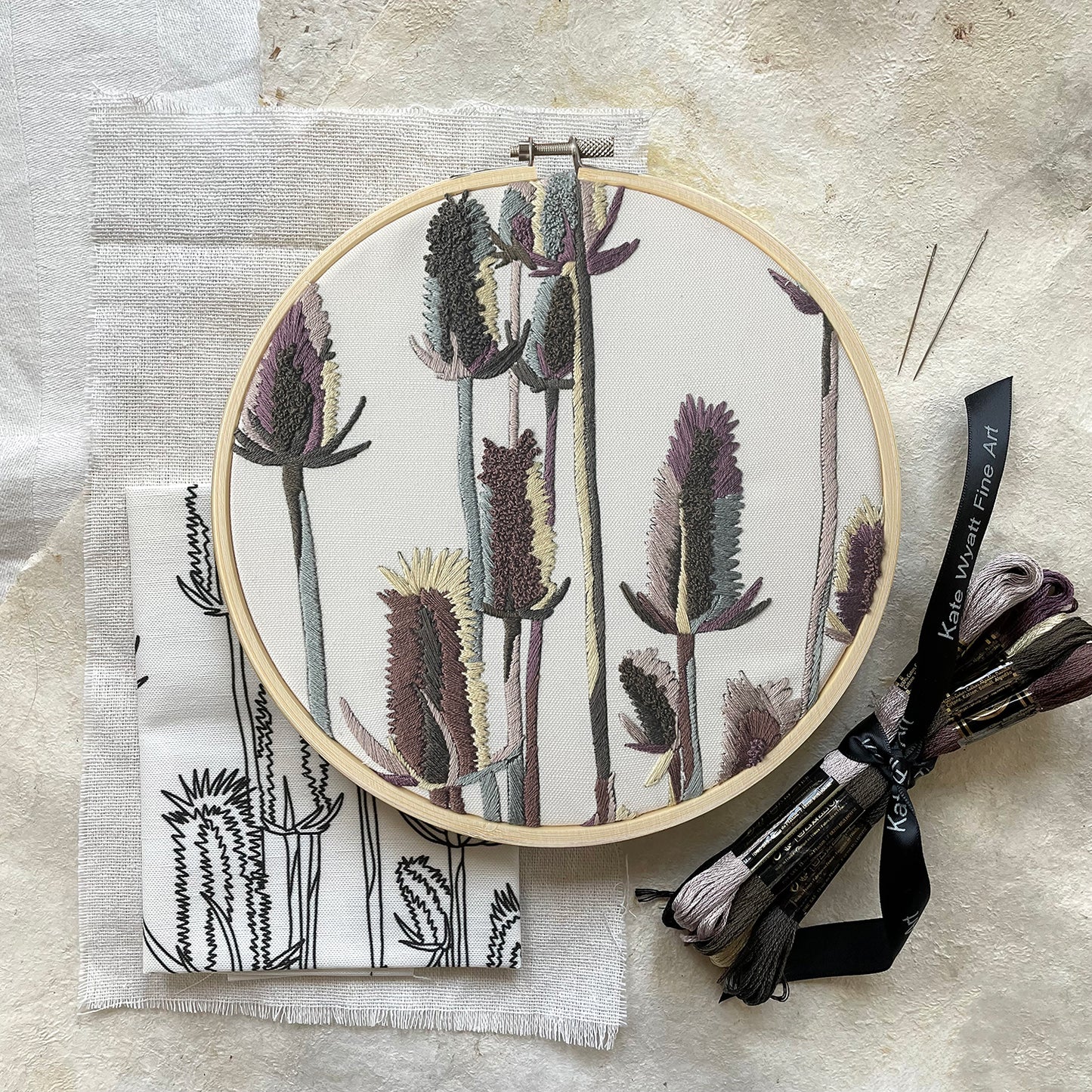 Kate Wyatt Thistle Embroidery