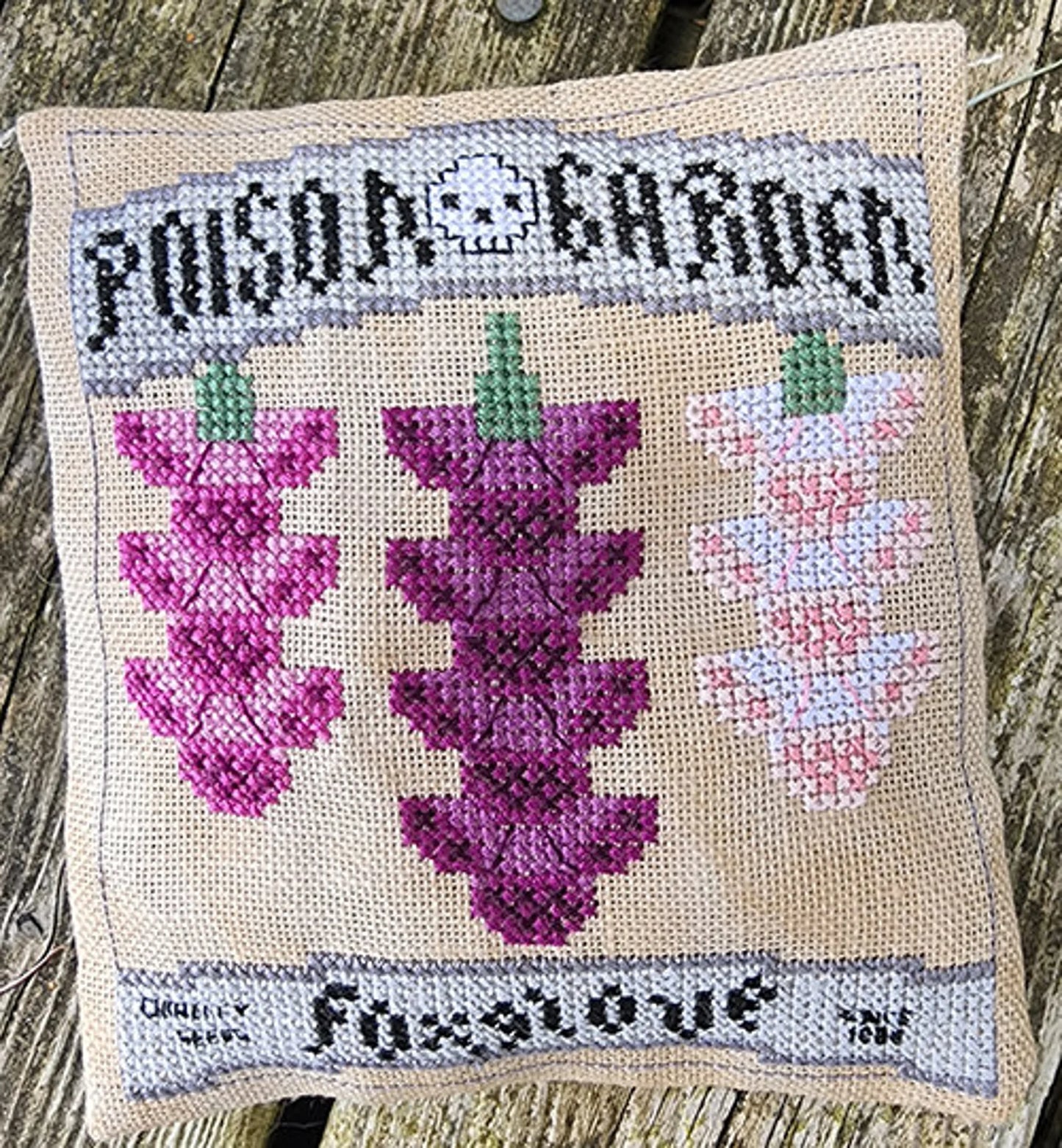 Cobweb and Rose - Foxglove - Poison Garden Series - Cross Stitch Pattern