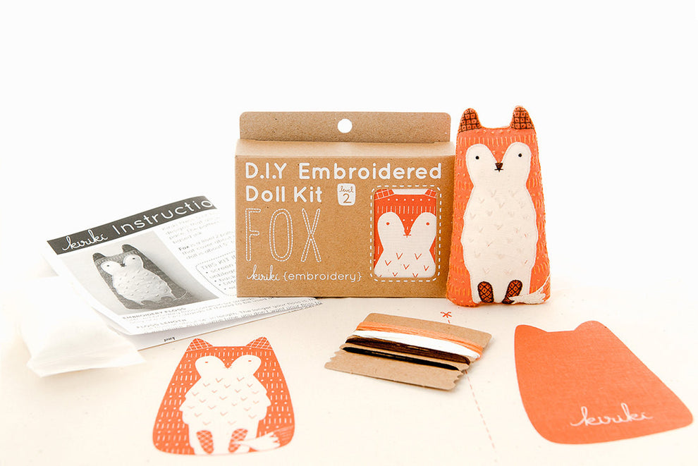 Kiriki Press - Fox - Embroidery Kit