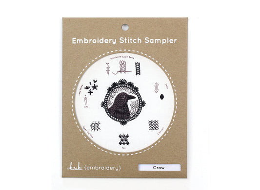 Kiriki Press - Crow - Embroidery Stitch Sampler