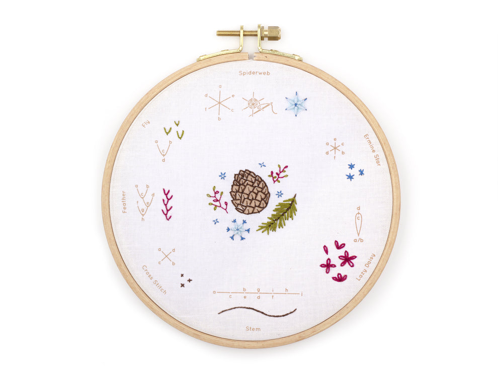 Kiriki Press - Winter - Embroidery Stitch Sampler