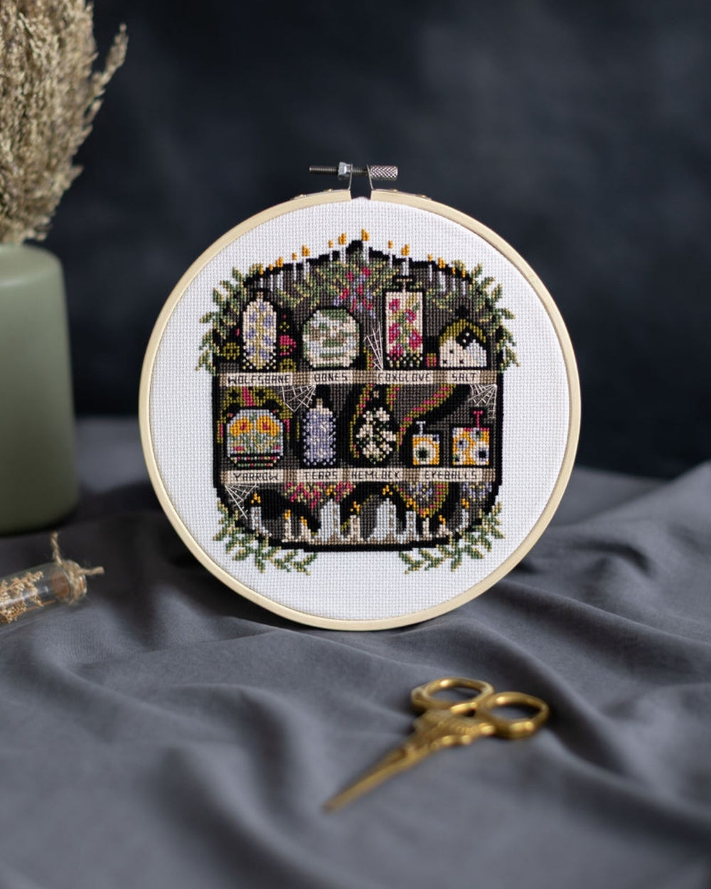 Innocent Bones - The Apothecary Cross Stitch Kit