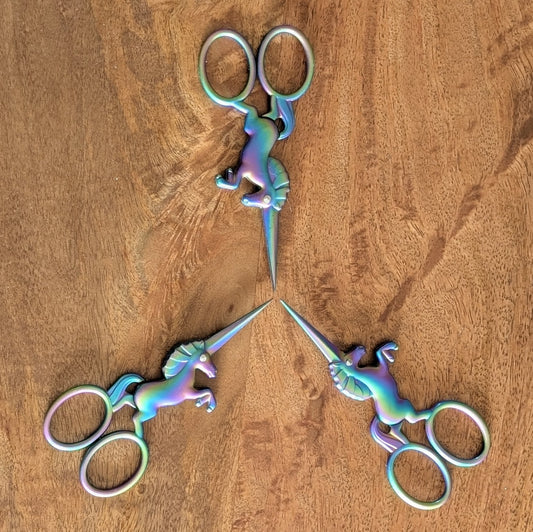 Matte Rainbow Unicorn Scissors