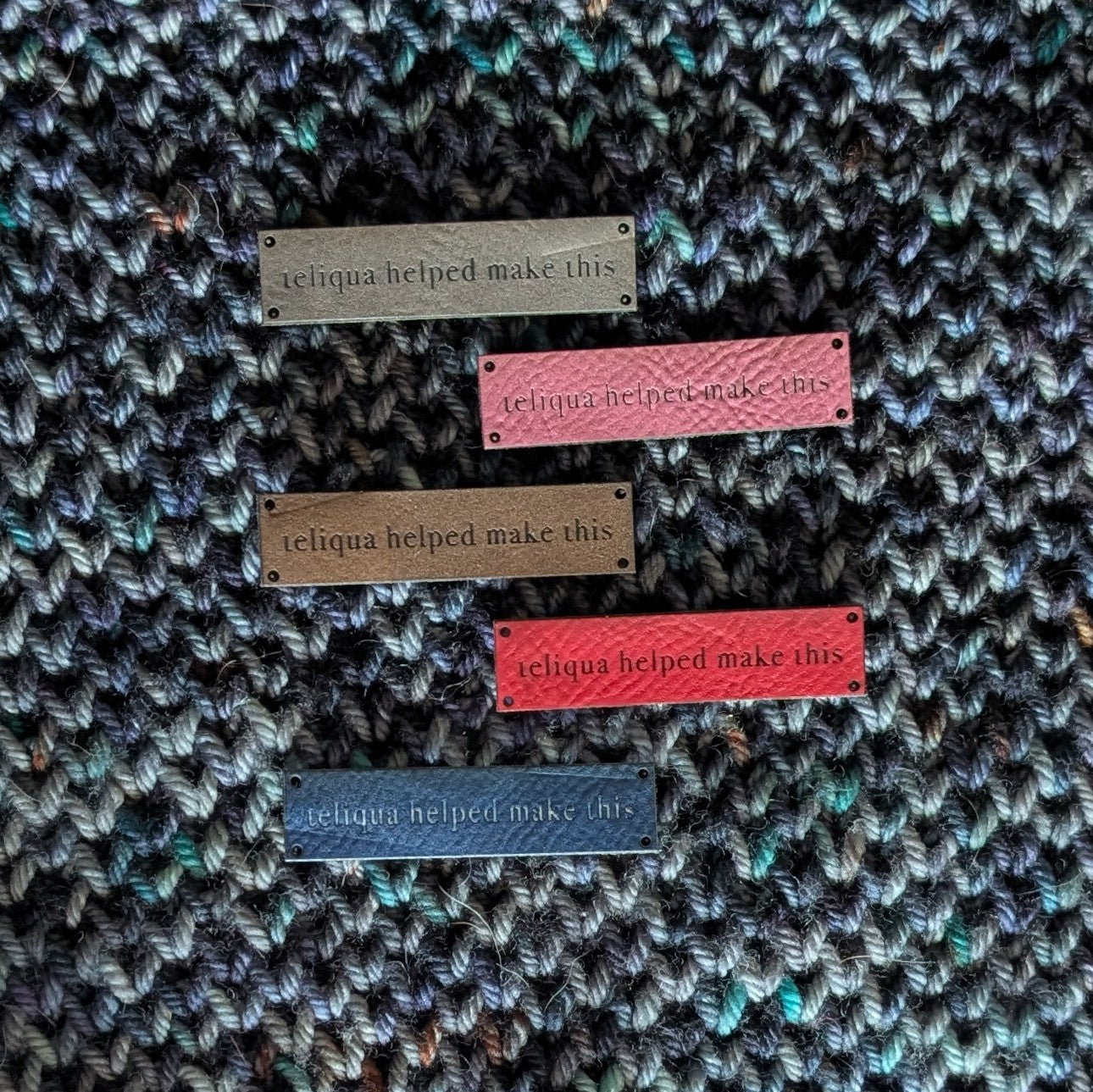 Infamous Cuts - "Teliqua Helped Make This" Vegan Leather Labels