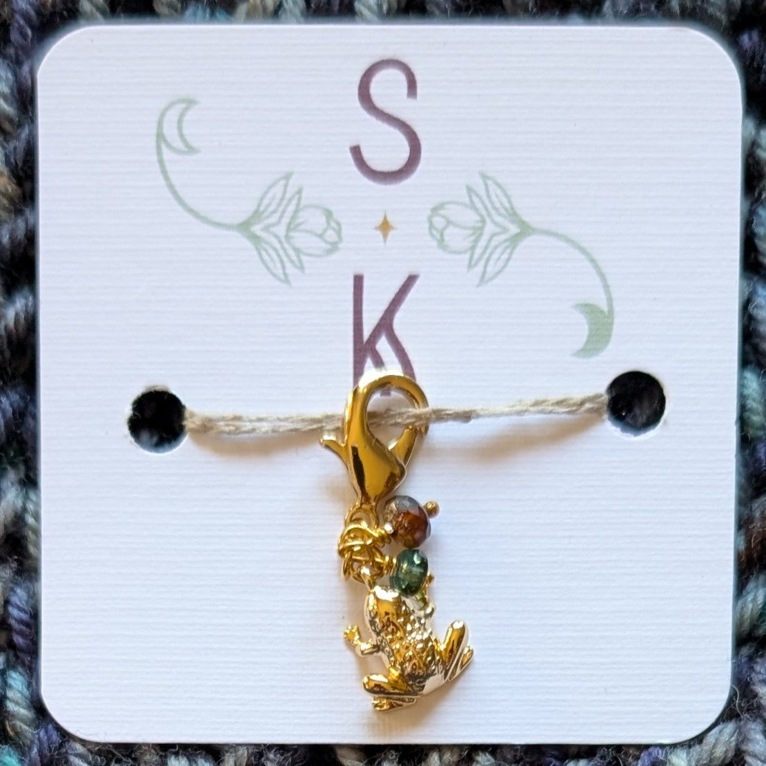 Sassafras Knits - Frog Row Marker