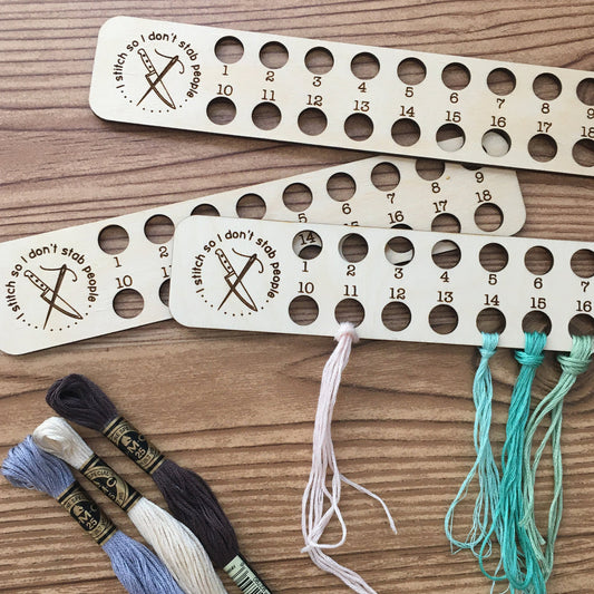The Snarky Crafter Embroidery Floss Organizers
