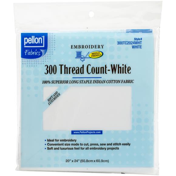Pellon 300 Thread Count Cotton Fabric For Embroidery
