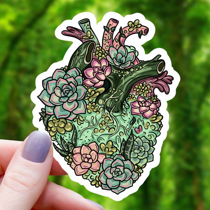 Mimic Gaming Co - Succulent Heart Sticker