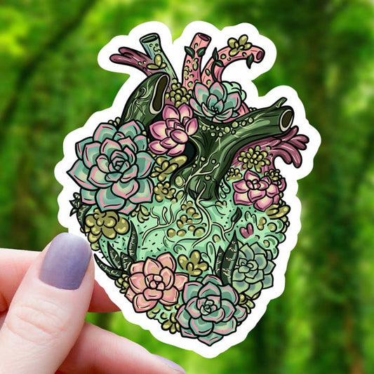 Mimic Gaming Co - Succulent Heart Sticker