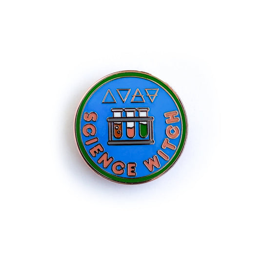 Science Witch Enamel Pin