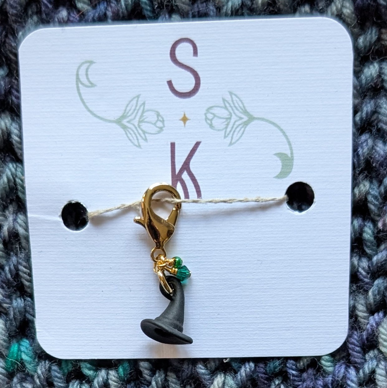 Sassafras Knits - Witch Hat Row Marker