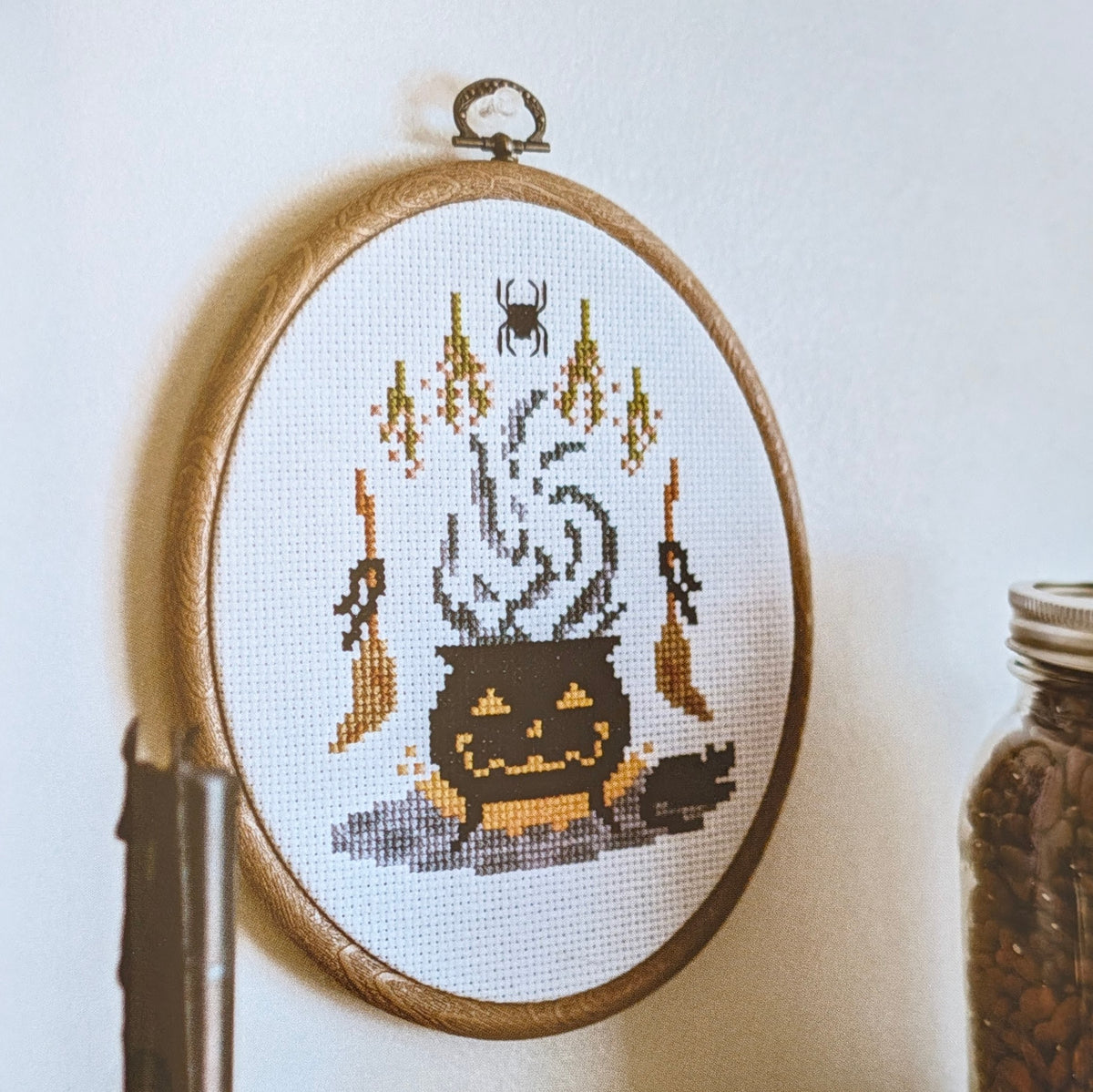 Creepy Cross Stitch Book Kit
