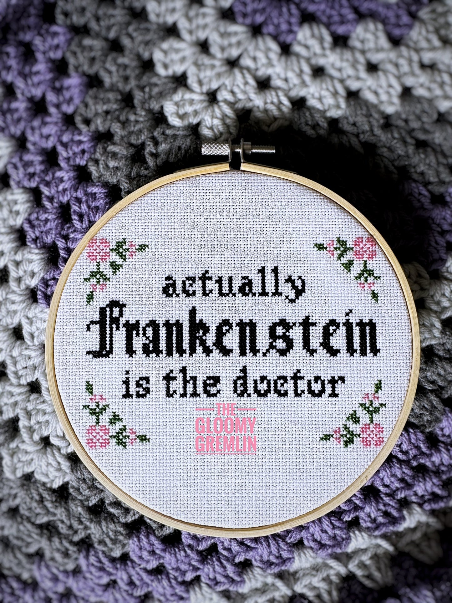 The Gloomy Gremlin - Frankenstein Cross Stitch Kit