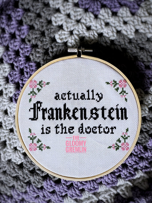 The Gloomy Gremlin - Frankenstein Cross Stitch Kit