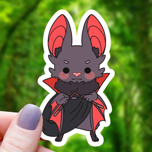 Mimic Gaming Co - Bat Knitting Sticker