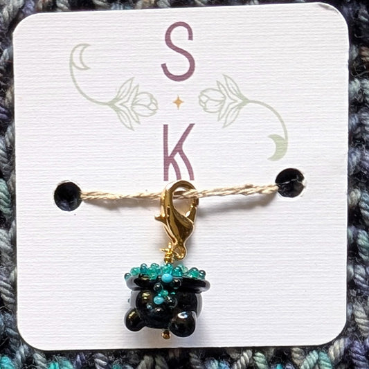 Sassafras Knits - Turquoise Cauldron Row Marker
