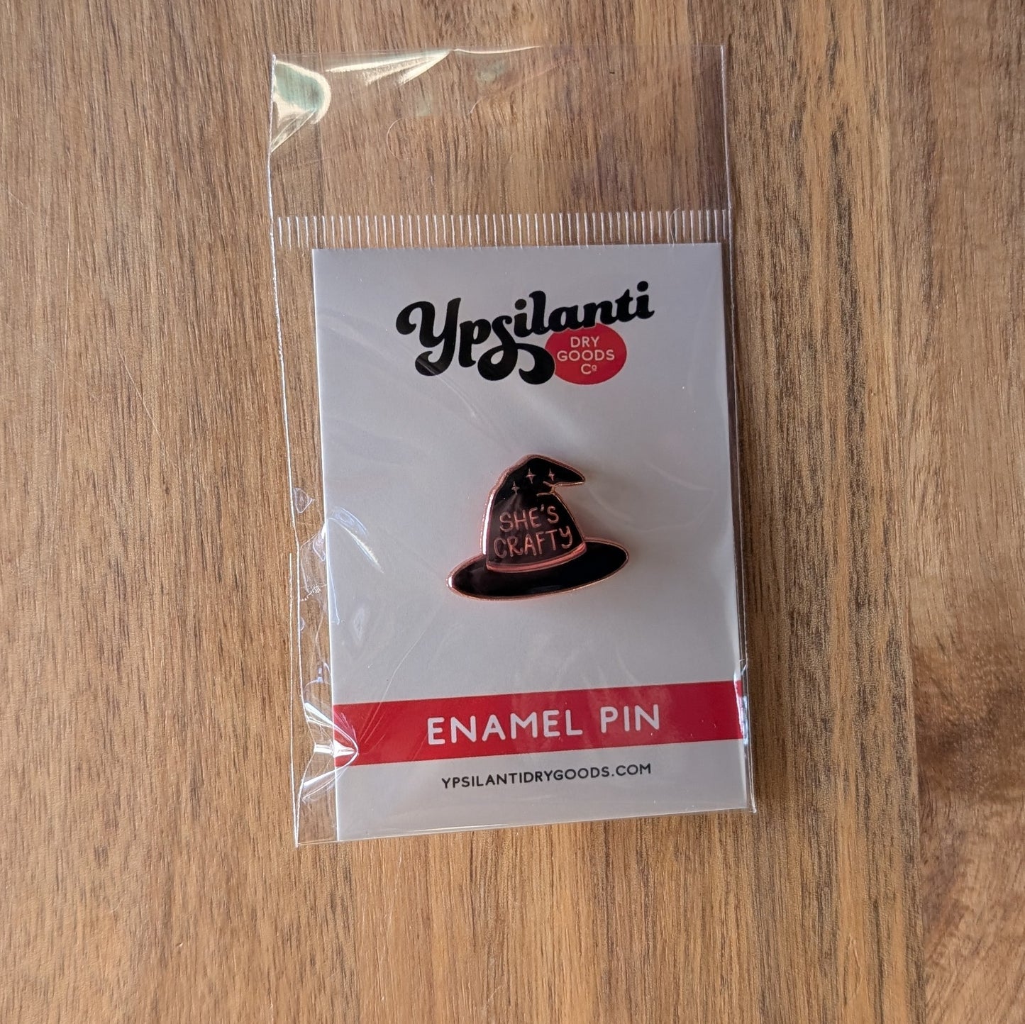 She's Crafty Enamel Lapel Pin